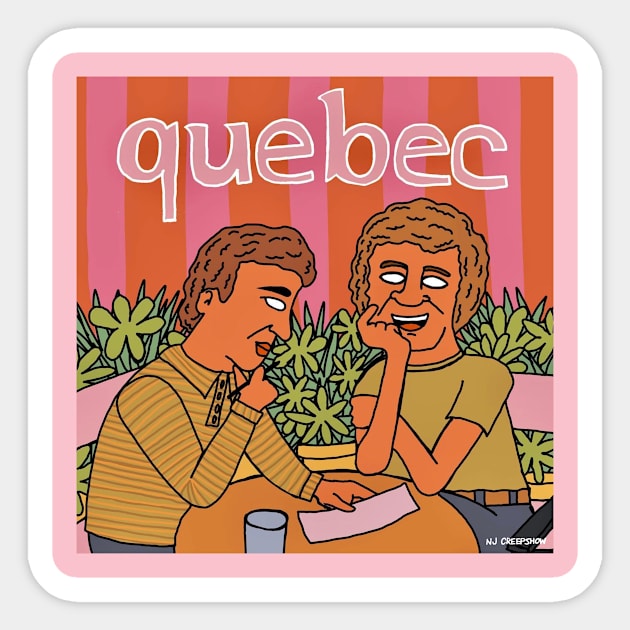 WEEN Quebec Sticker by NJ Creepshow